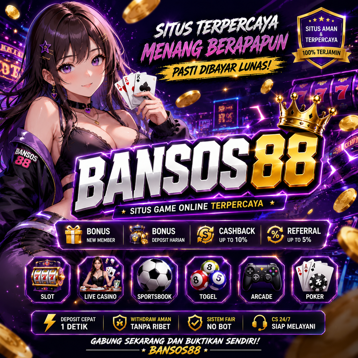 BANSOS88 | Gudang untuk Menikmati Permainan yang Paling Mengutamakan Kepuasan Pemain